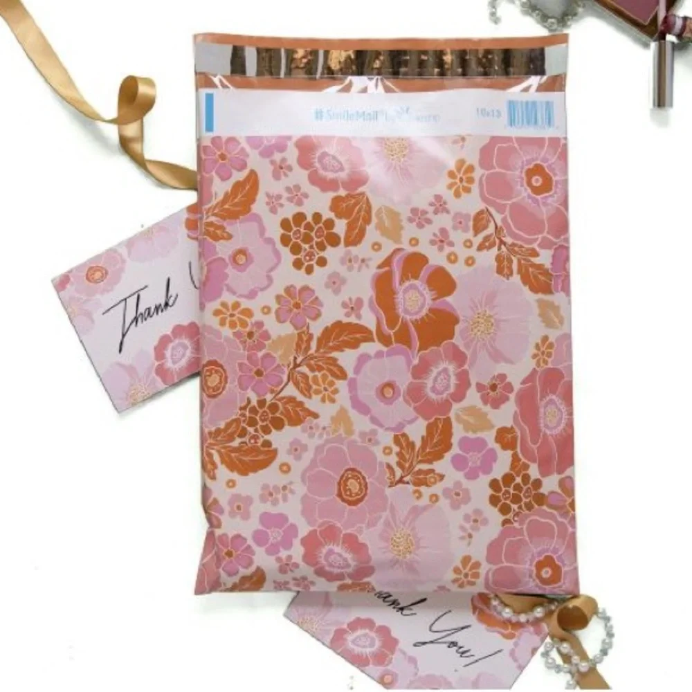 Fall Floral Poly Mailers 14x17 Pack of 25 - Picture 5 of 5